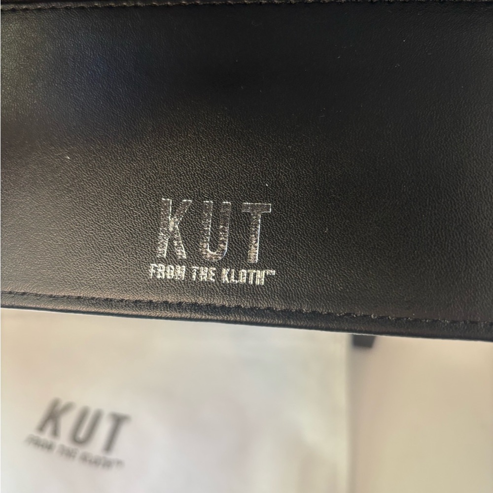 Kut from the Kloth Black & White Leather Wallet NWT - Picture 5 of 7